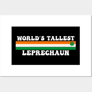 World’s Tallest Leprechaun Irish Shamrock St Patrick's Day Posters and Art